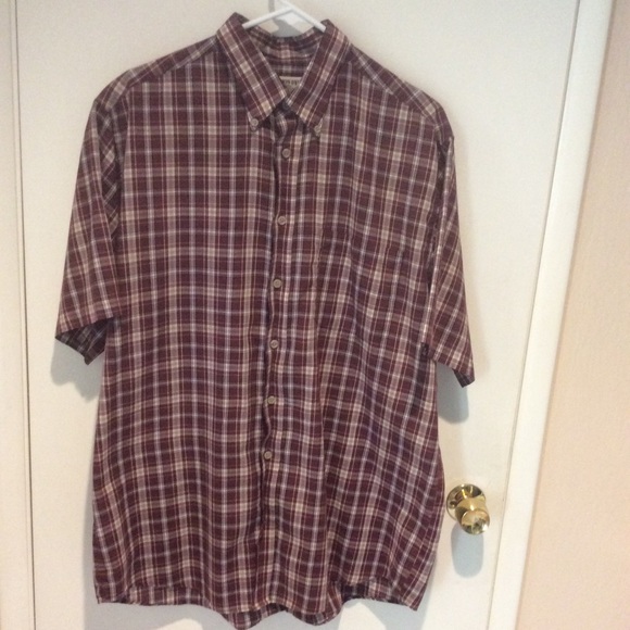 Weekends Only, s/s button down casual shirt.  L. - Picture 1 of 4